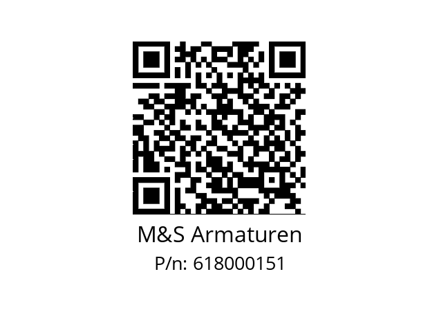   M&S Armaturen 618000151