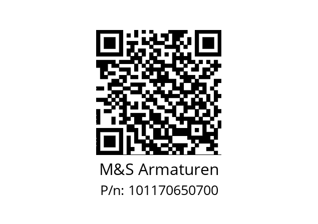   M&S Armaturen 101170650700