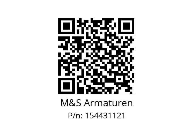   M&S Armaturen 154431121