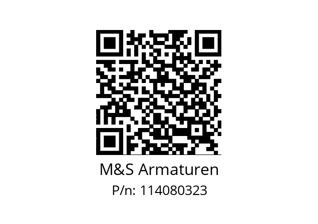   M&S Armaturen 114080323