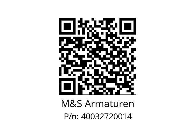   M&S Armaturen 40032720014