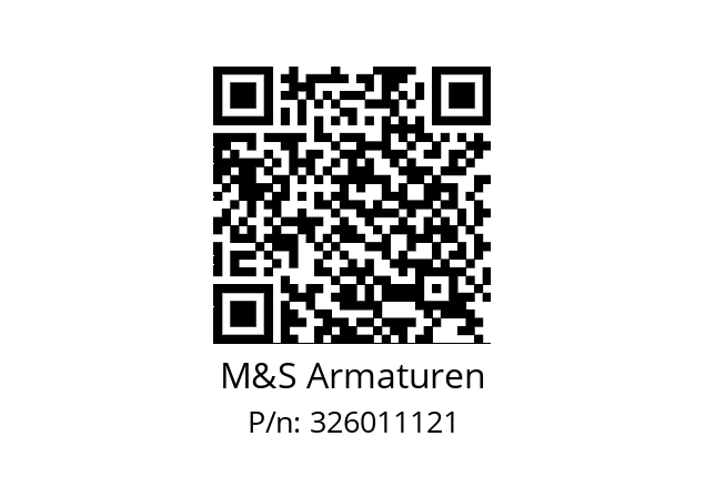   M&S Armaturen 326011121