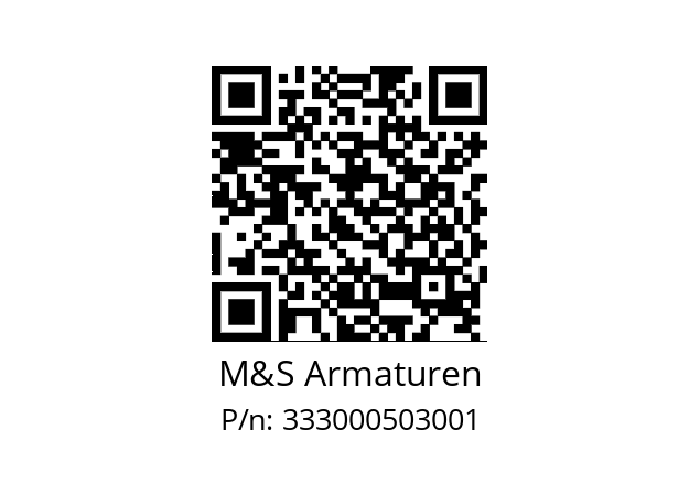   M&S Armaturen 333000503001