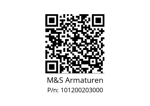   M&S Armaturen 101200203000