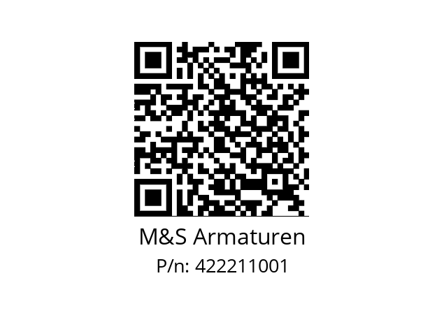   M&S Armaturen 422211001