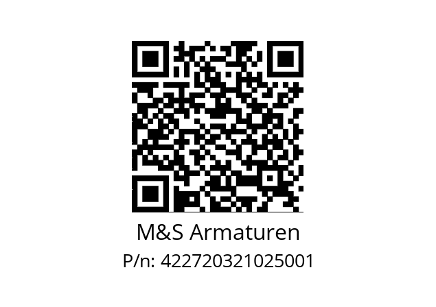   M&S Armaturen 422720321025001