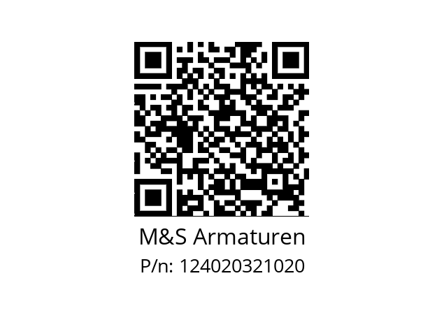   M&S Armaturen 124020321020