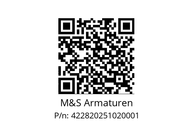   M&S Armaturen 422820251020001