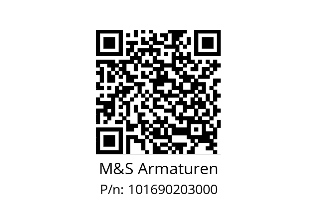   M&S Armaturen 101690203000