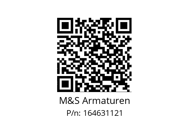   M&S Armaturen 164631121