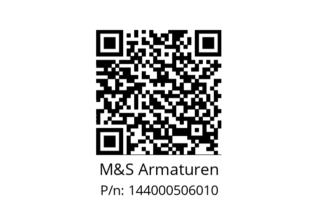   M&S Armaturen 144000506010