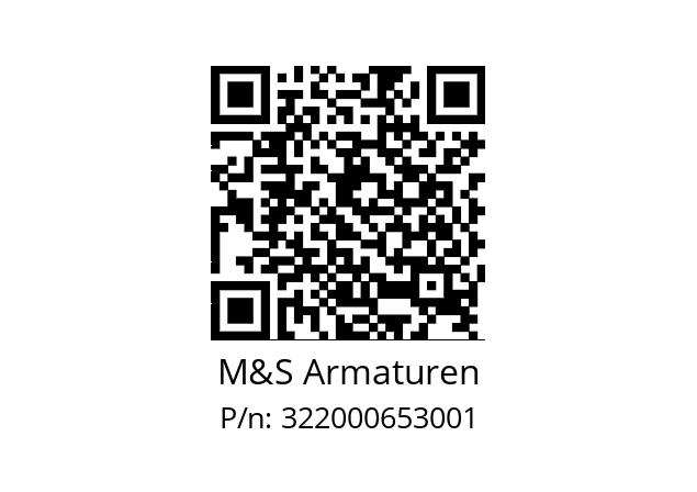   M&S Armaturen 322000653001