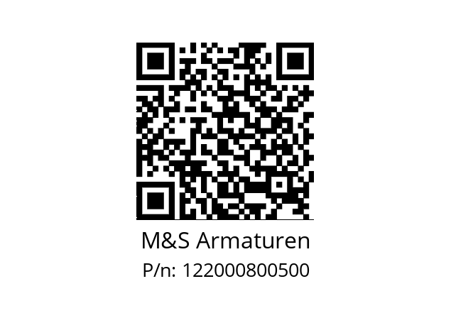   M&S Armaturen 122000800500