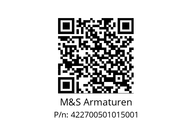   M&S Armaturen 422700501015001