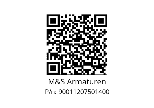   M&S Armaturen 90011207501400