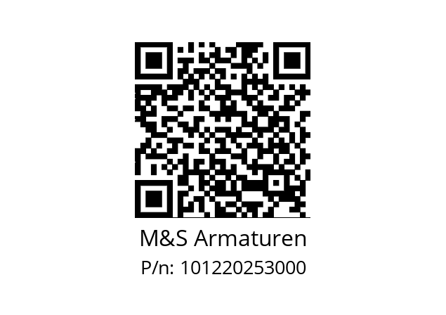   M&S Armaturen 101220253000