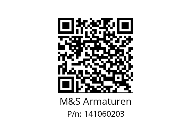   M&S Armaturen 141060203