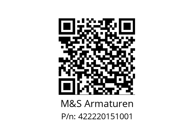   M&S Armaturen 422220151001