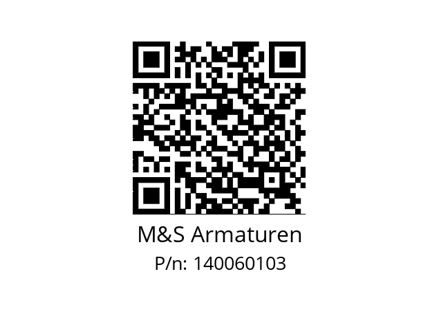   M&S Armaturen 140060103