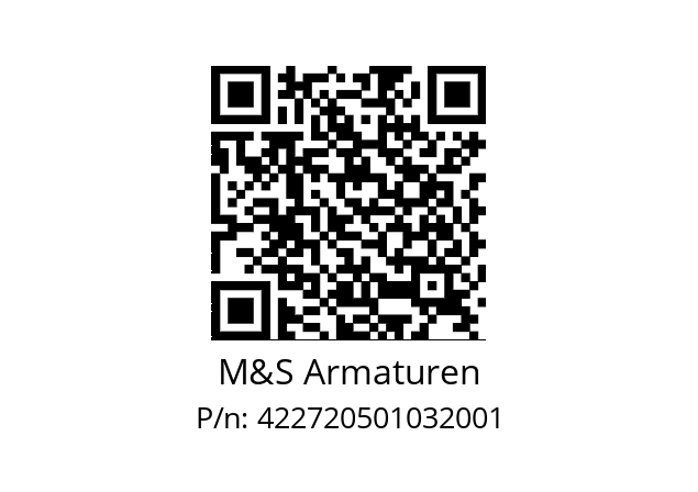   M&S Armaturen 422720501032001