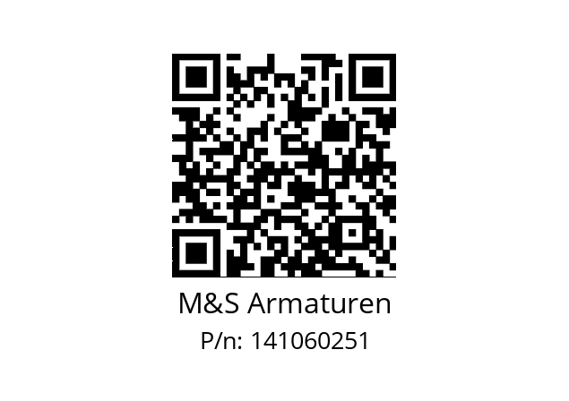   M&S Armaturen 141060251