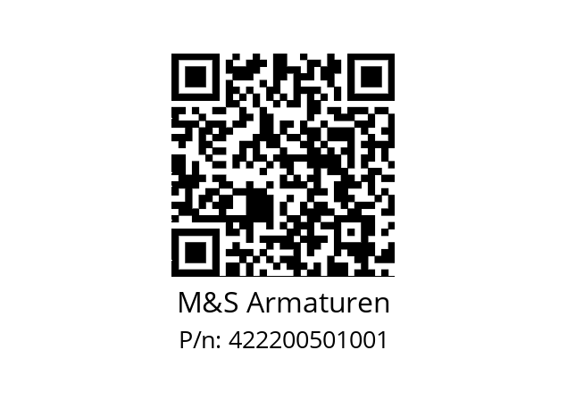   M&S Armaturen 422200501001