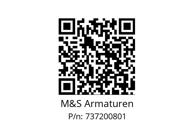   M&S Armaturen 737200801