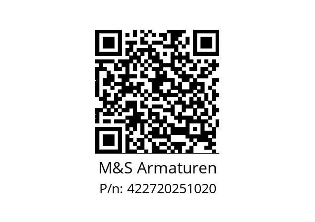   M&S Armaturen 422720251020