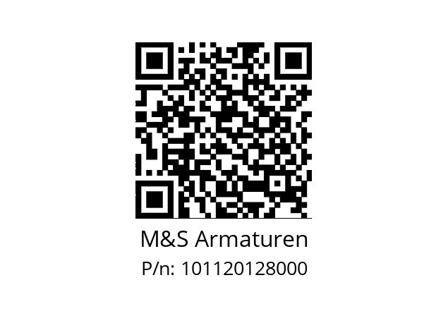   M&S Armaturen 101120128000