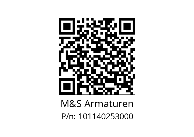   M&S Armaturen 101140253000