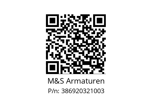   M&S Armaturen 386920321003