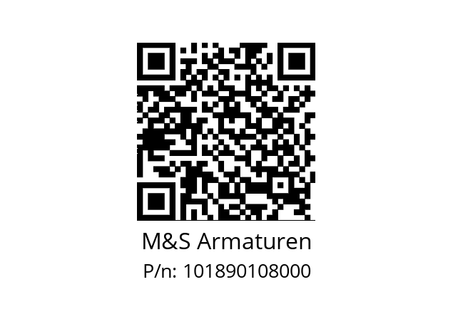   M&S Armaturen 101890108000