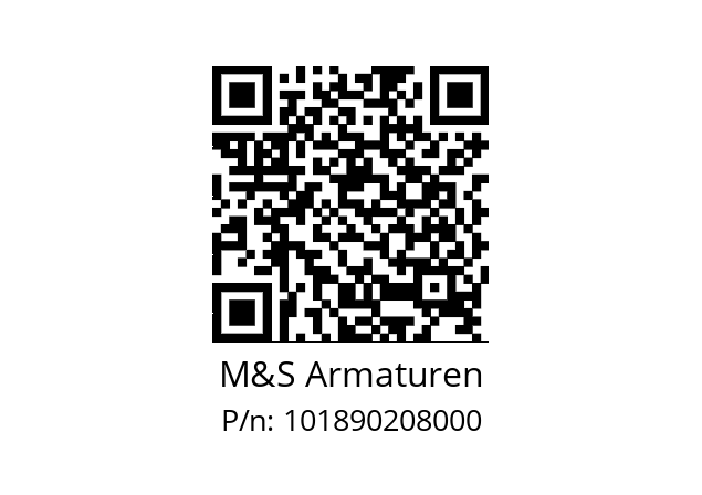   M&S Armaturen 101890208000