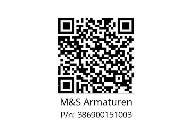   M&S Armaturen 386900151003