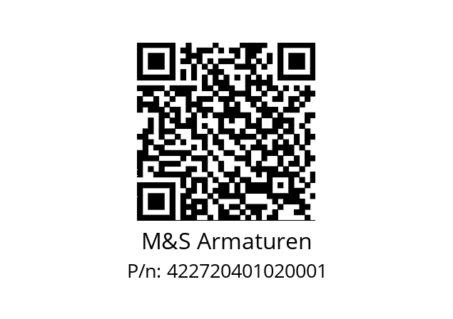   M&S Armaturen 422720401020001