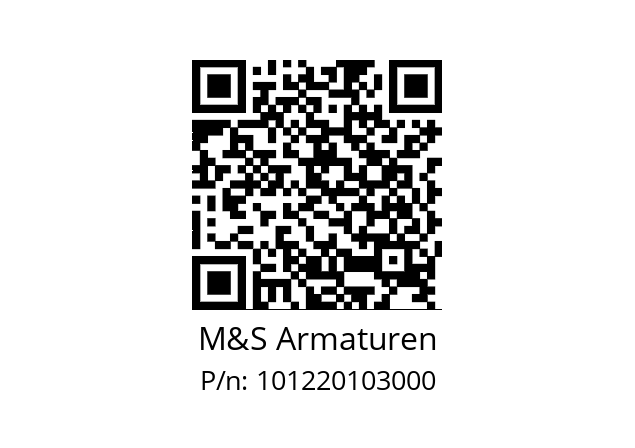   M&S Armaturen 101220103000