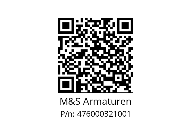   M&S Armaturen 476000321001