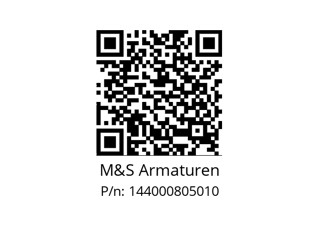   M&S Armaturen 144000805010