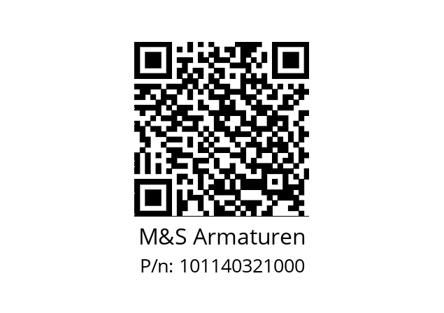   M&S Armaturen 101140321000