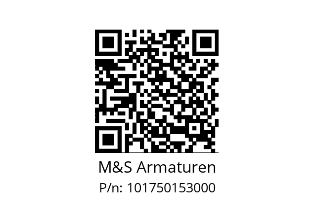   M&S Armaturen 101750153000