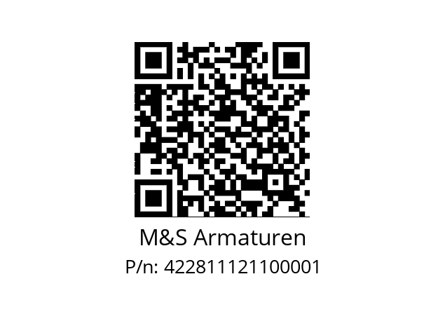   M&S Armaturen 422811121100001