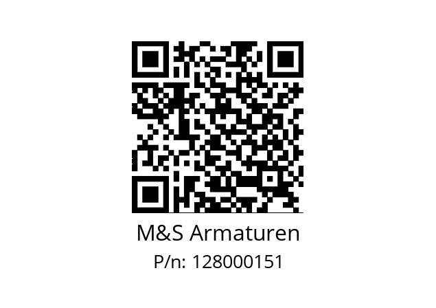   M&S Armaturen 128000151