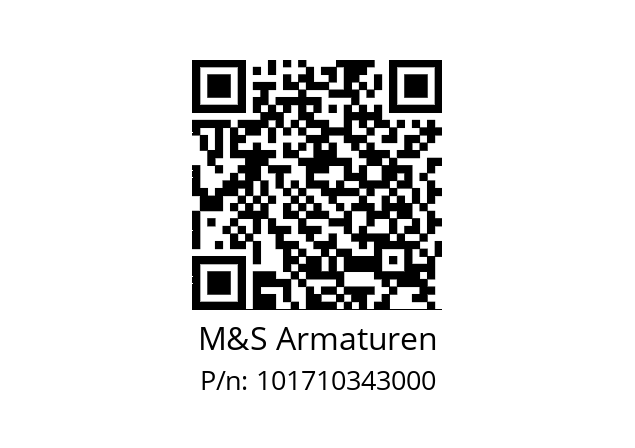   M&S Armaturen 101710343000