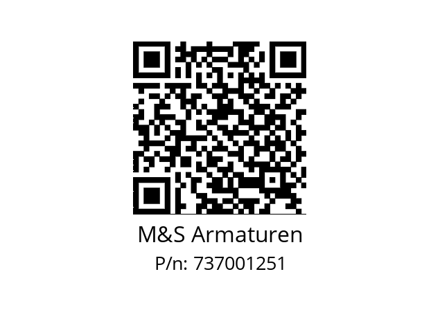   M&S Armaturen 737001251