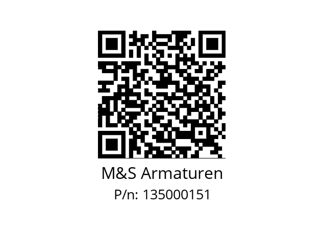   M&S Armaturen 135000151