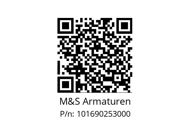   M&S Armaturen 101690253000