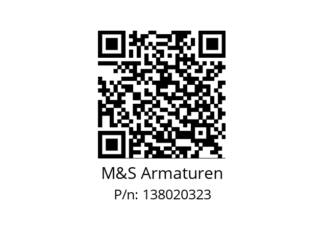   M&S Armaturen 138020323