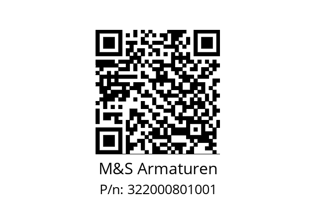   M&S Armaturen 322000801001