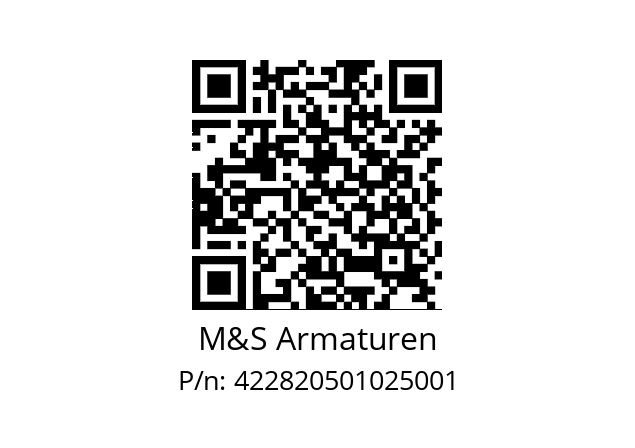   M&S Armaturen 422820501025001