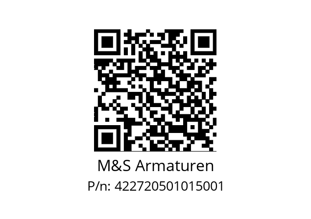   M&S Armaturen 422720501015001